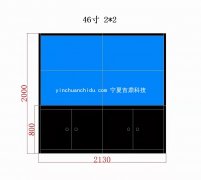 甯夏銀川機櫃式拼接屏各尺寸一覽